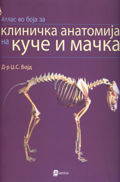 Атлас во боја за клиничка анатомија на куче и мачка